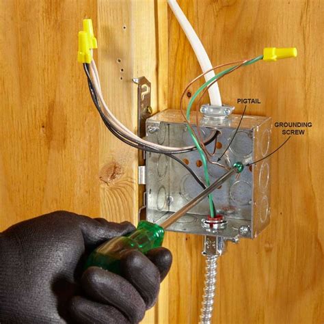 how to attach armor clad from oven to junction box|metal clad electrical box.